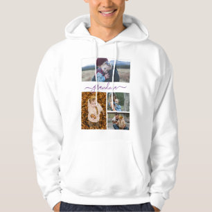 Sudadera Familia Collage Simple Amor Moderno Abuela Mamá