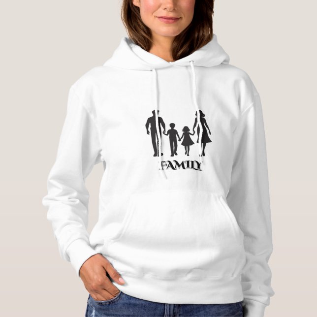 Sudadera FAMILIA - Conectados para siempre (Anverso)