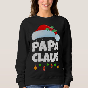 Sudadera Familia de alumbrado navideño coincide con Santa P