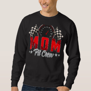 Sudadera Familia de Carreras de cumpleaños de Race Car Pit 