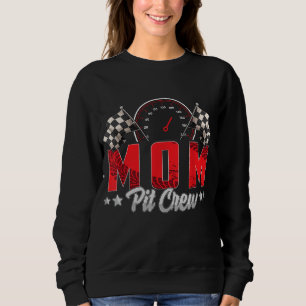 Sudadera Familia de Carreras de cumpleaños de Race Car Pit