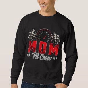 Sudadera Familia de Carreras de cumpleaños de Race Car Pit