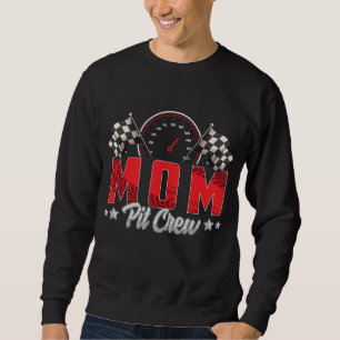 Sudadera Familia de Carreras de cumpleaños de Race Car Pit