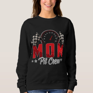 Sudadera Familia de Carreras de cumpleaños de Race Car Pit 
