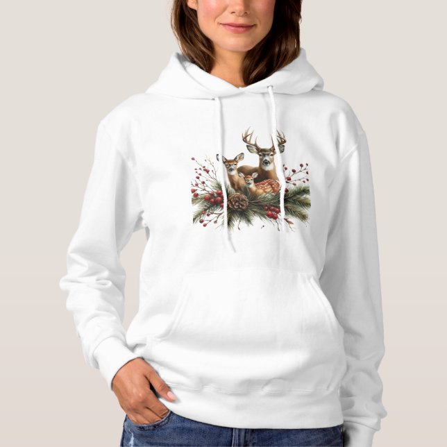 Sudadera Familia de Ciervos  (Anverso)