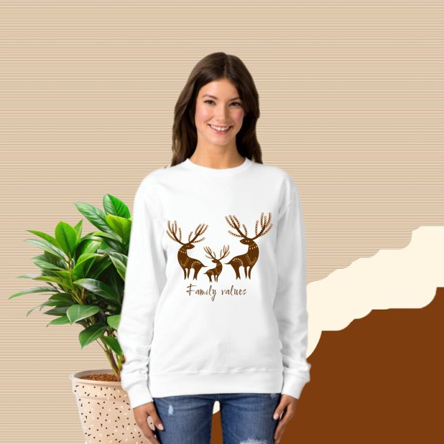 Sudadera Familia de deers marrones (Subido por el creador)