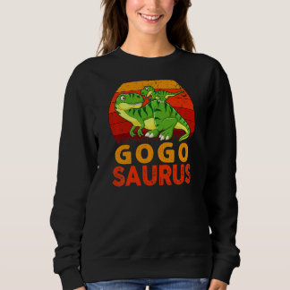 Sudadera Familia de Días de la Madre de Dinosaurio de Gogos