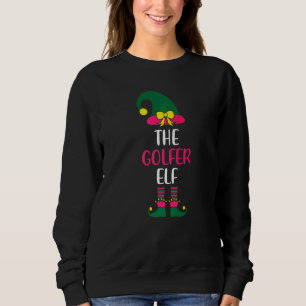 Sudadera Familia de duendes golfistas Grupo coincidente Nav