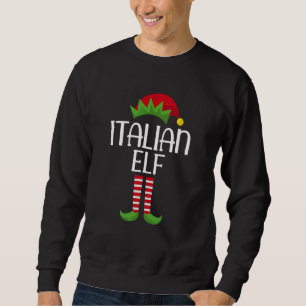 Sudadera Familia de duendes italianos Grupo de Navidad de r