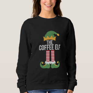 Sudadera Familia de Elfos de Café Grupo de Parejas de Navid