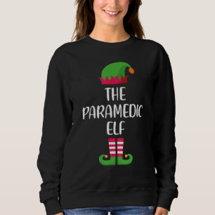 Sudadera Familia de elfos paramédicos Grupo coincidente Nav