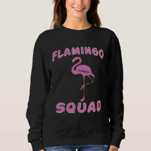 Sudadera Familia de Flamencos Squad con Pájaro rosa a juego