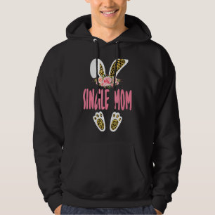 Sudadera Familia de Flores de Leopardo de la Mona Mamá