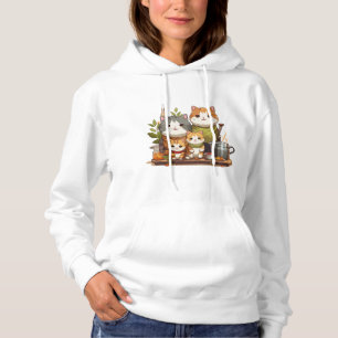 Sudadera Familia de gatos curos