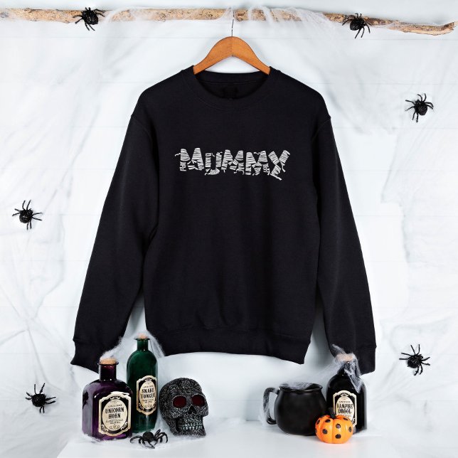 Sudadera Familia de Halloween coincidiendo con mamá diverti (Halloween Family Matching Funny Mom Mommy Mummy Sweatshirt)