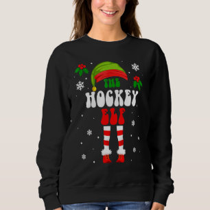 Sudadera Familia de hockey Elf coincidente Grupo Navidad Fi