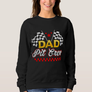 Sudadera Familia de la fiesta de cumpleaños de Race Car Pit