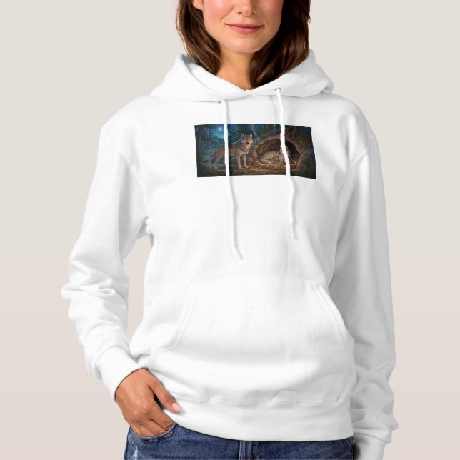 Sudadera Familia de Lobos   (Anverso)