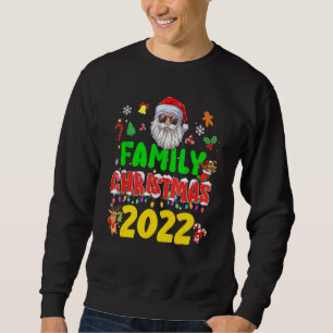 Sudadera Familia de Navidad Combinada 2022 Equipo Santa Elf