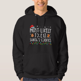 Sudadera Familia de Navidad Más Propensa a Comer las Gallet