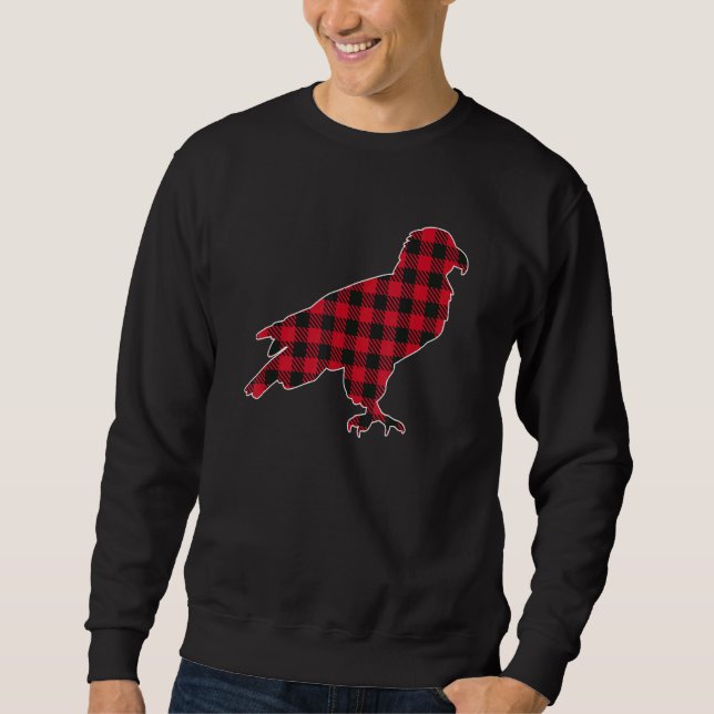 Sudadera Familia de Navidades Lumberjack Eagle Red Buffalo  (Anverso)