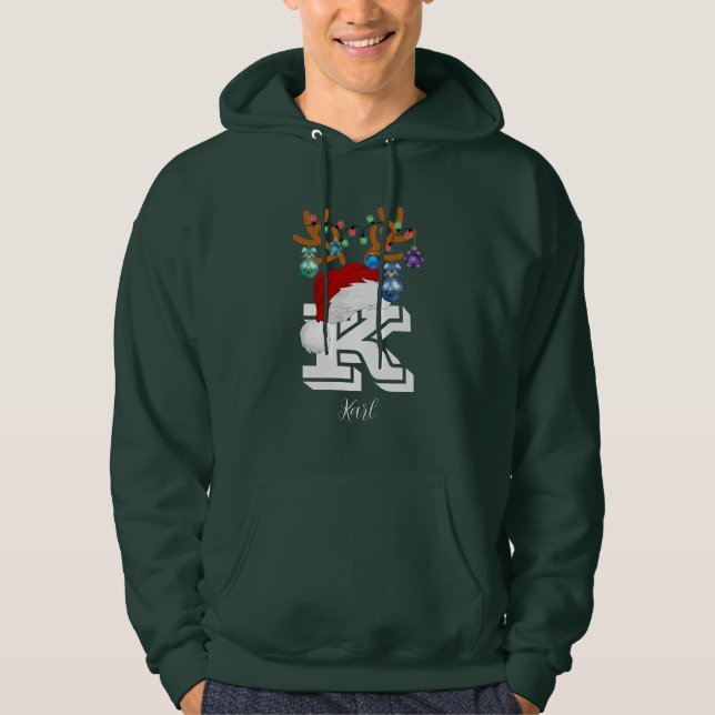 Sudadera Familia de Navidades que coincidan con el nombre i (Anverso)