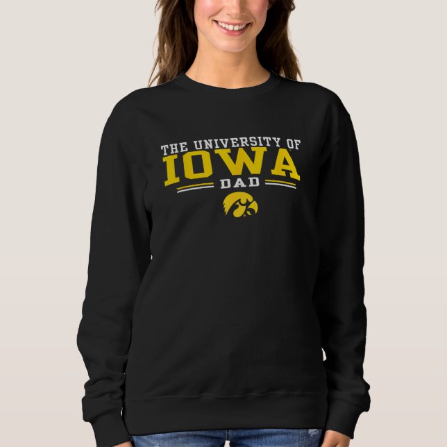 Sudadera Familia De Papá Noel De Iowa Hawkeyes Con Licencia (Anverso)