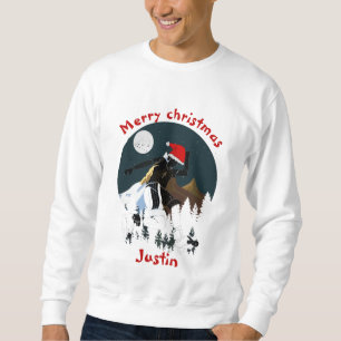 Sudadera Familia de regalos de navidades, nombre personaliz