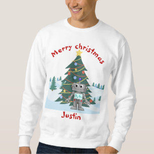 Sudadera Familia de regalos de navidades, nombre personaliz