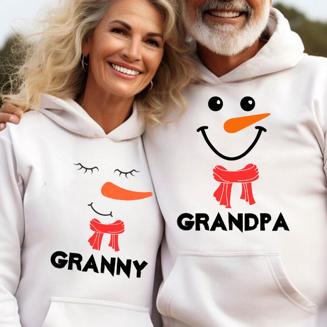 Sudadera Familia de Snowman personalizada "GRANdPA" (Subido por el creador)
