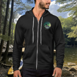 Sudadera Familia de somormujos en el lago Butterfield