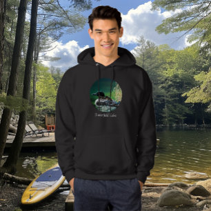 Sudadera Familia de somormujos en el lago Butterfield