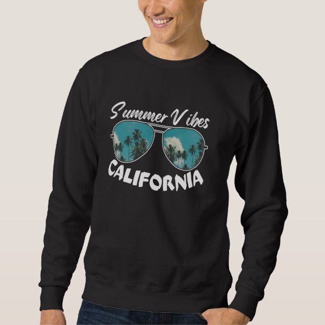 Sudadera Familia de Vibes de Verano de California Funny Bea (Anverso)