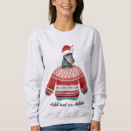 Sudadera Familia Doberman Divertido Perro Feo De Navidad Ma