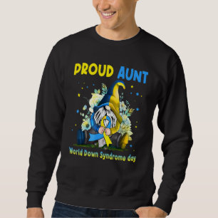 Sudadera Familia Gnome Orgullosa Tía Abajo Síndrome Concien
