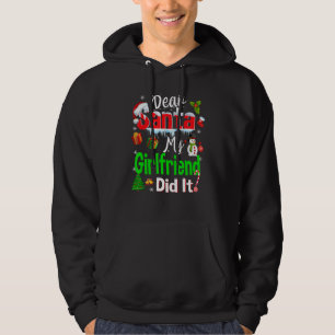 Sudadera Familia Graciosa Querida Santa Mi Novia Lo Hizo Ch