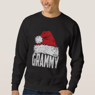 Sudadera Familia Grammy Santa Hat Navidades coincidiendo co