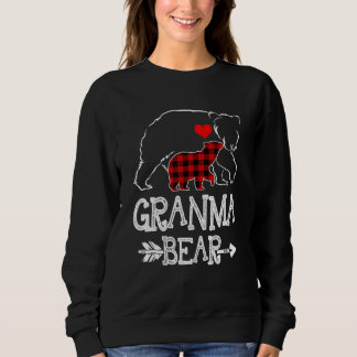 Sudadera Familia Granma Bear Navidades De Búfalo Pajama
