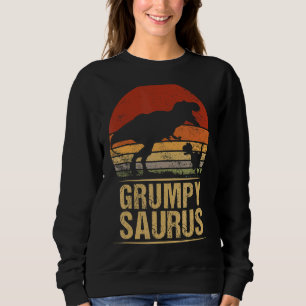 Sudadera Familia Grumpysauro Rex Dinosaur Rex Dino Padres