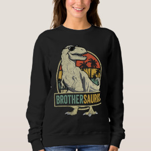 Sudadera Familia Hermano Hermano Saurus T Rex Dinosaur
