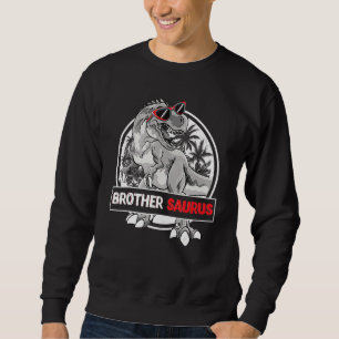 Sudadera Familia Hermano Hermano Saurus T Rex Dinosaur