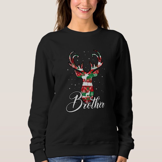 Sudadera Familia hermano Reindeer Mateo Pajama Xmas (Anverso)