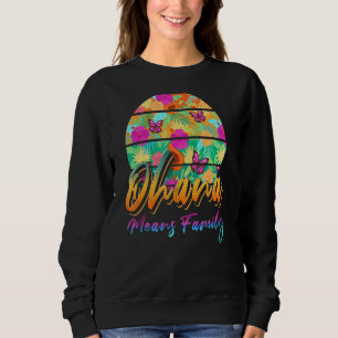 Sudadera Familia Ohana de Hawái