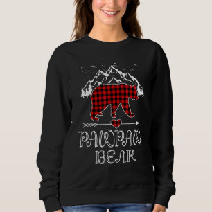 Sudadera Familia Pajama de oso de pavimento rojo con plásti