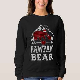 Sudadera Familia Pajama de oso de pavimento rojo con plásti