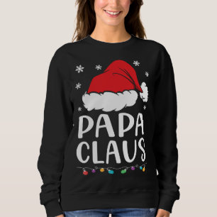 Sudadera Familia Papa Claus coincide con papá Claus Pajama