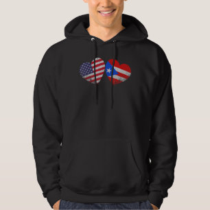 Sudadera Familia patriótica de bandera norteamericana del c