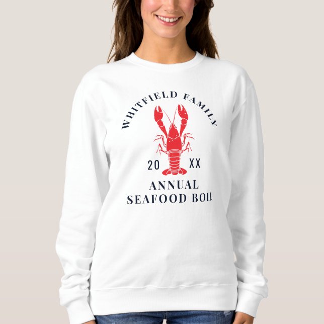Sudadera Familia personalizado Lobster Matanza de Hielo de  (Anverso)