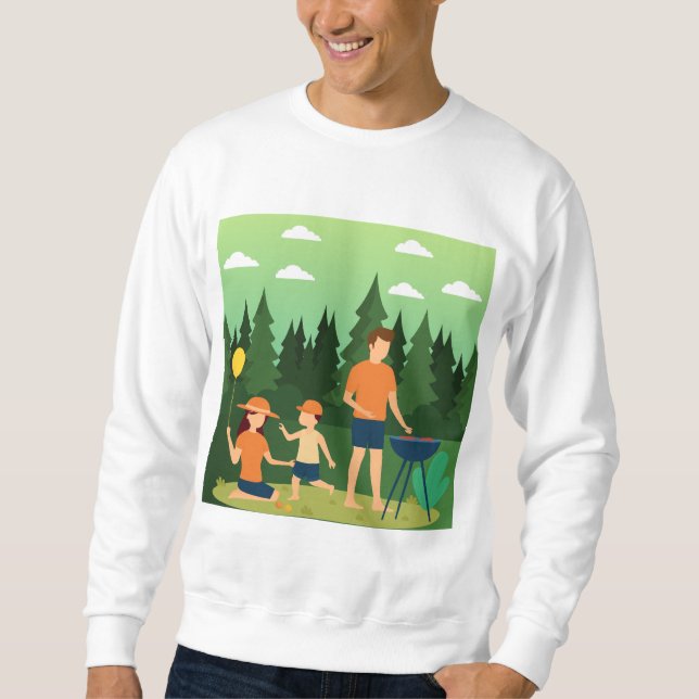 SUDADERA FAMILIA PICNIC (Anverso)