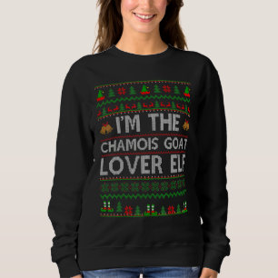 Sudadera Familia Que Coincide Fea Con La Cabra Chamois Elf